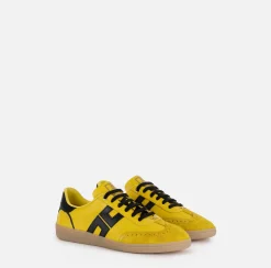 Sneakers in pelle scudetto
