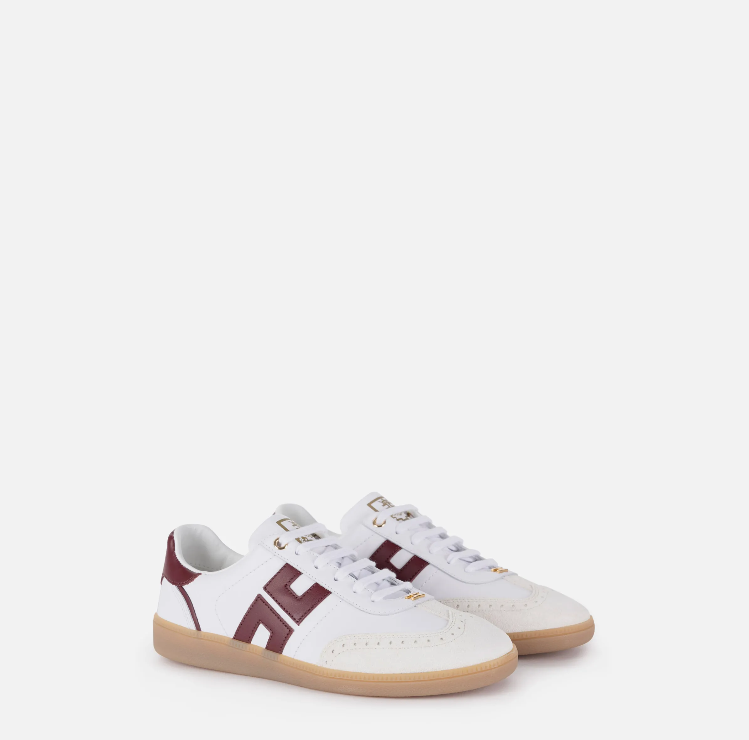 Sneakers in pelle scudetto