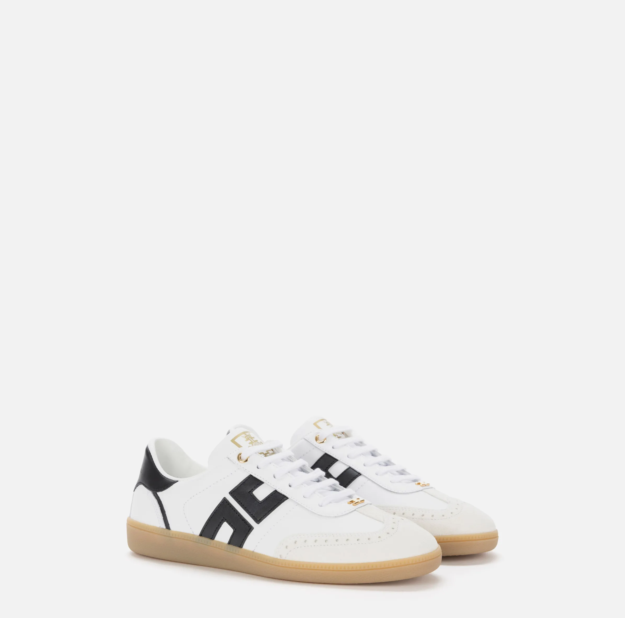 Sneakers in pelle scudetto