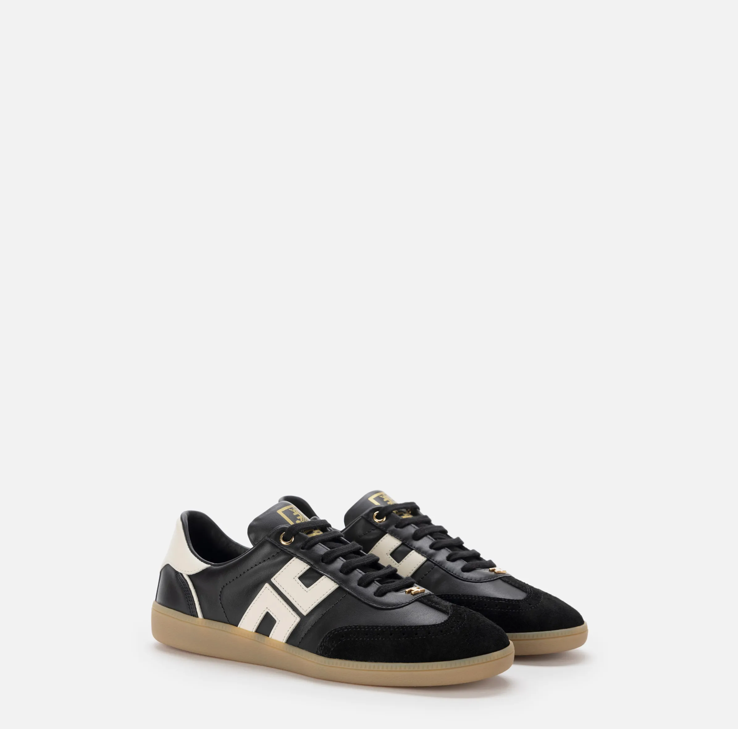 Sneakers in pelle scudetto