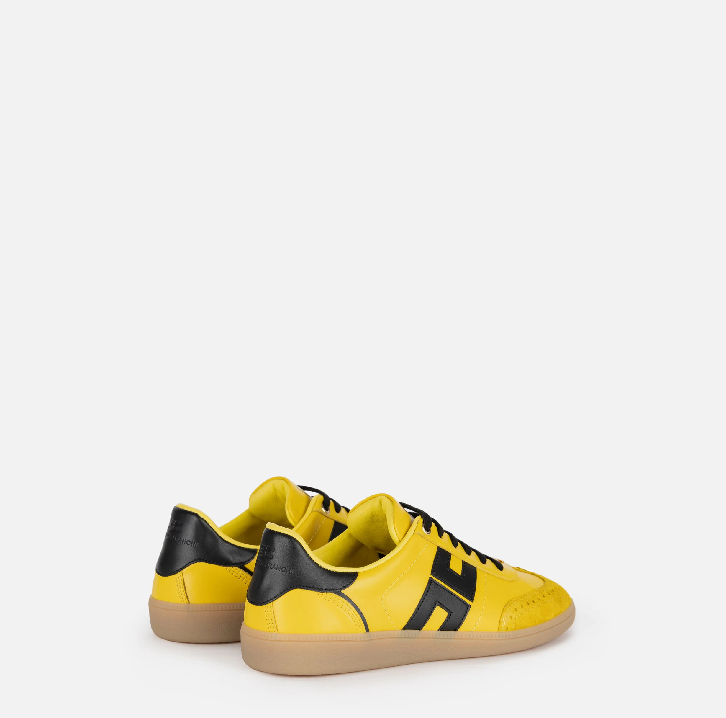 Sneakers in pelle scudetto
