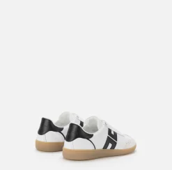 Sneakers in pelle scudetto