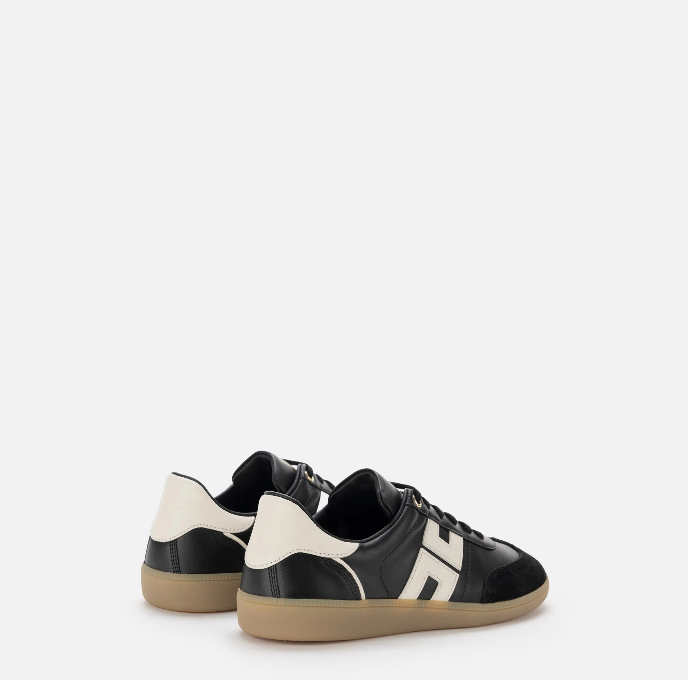 Sneakers in pelle scudetto