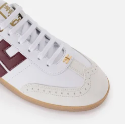 Sneakers in pelle scudetto