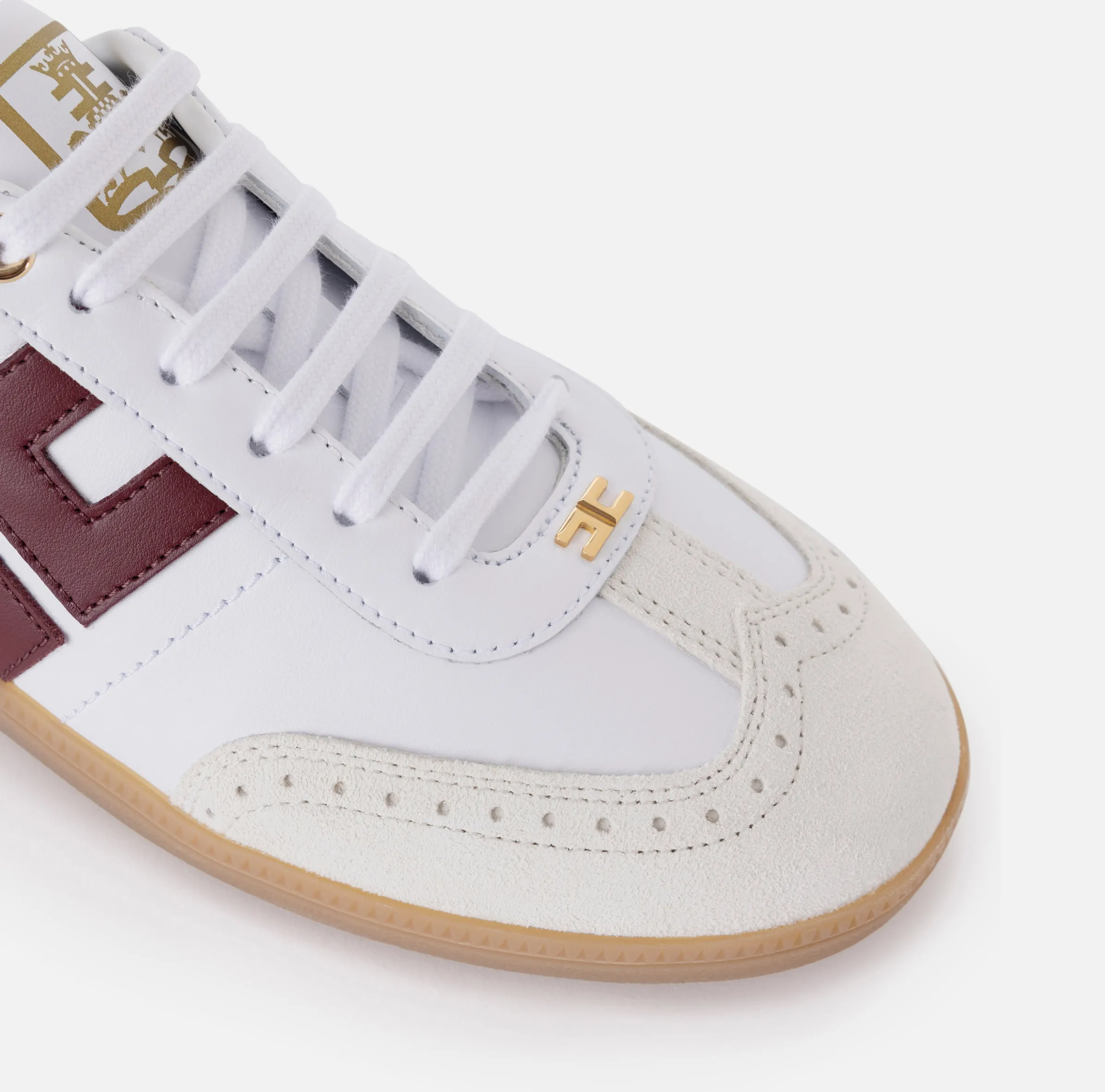 Sneakers in pelle scudetto
