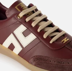 Sneakers in pelle scudetto