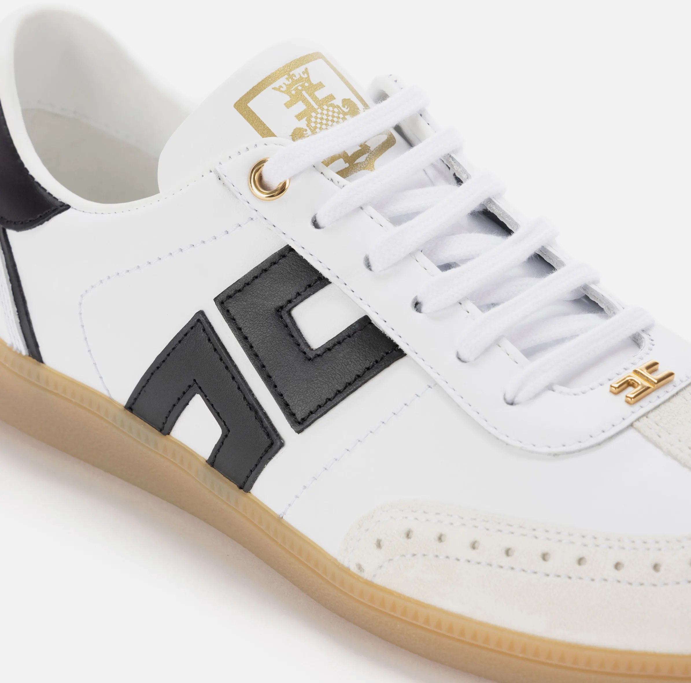 Sneakers in pelle scudetto