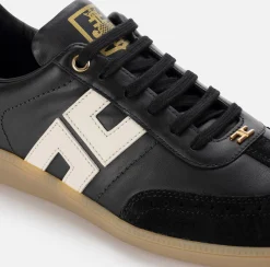 Sneakers in pelle scudetto