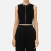 Top in viscosa con catena
