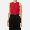 Top in viscosa con catena