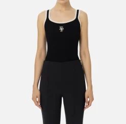 Top in viscosa con logo college