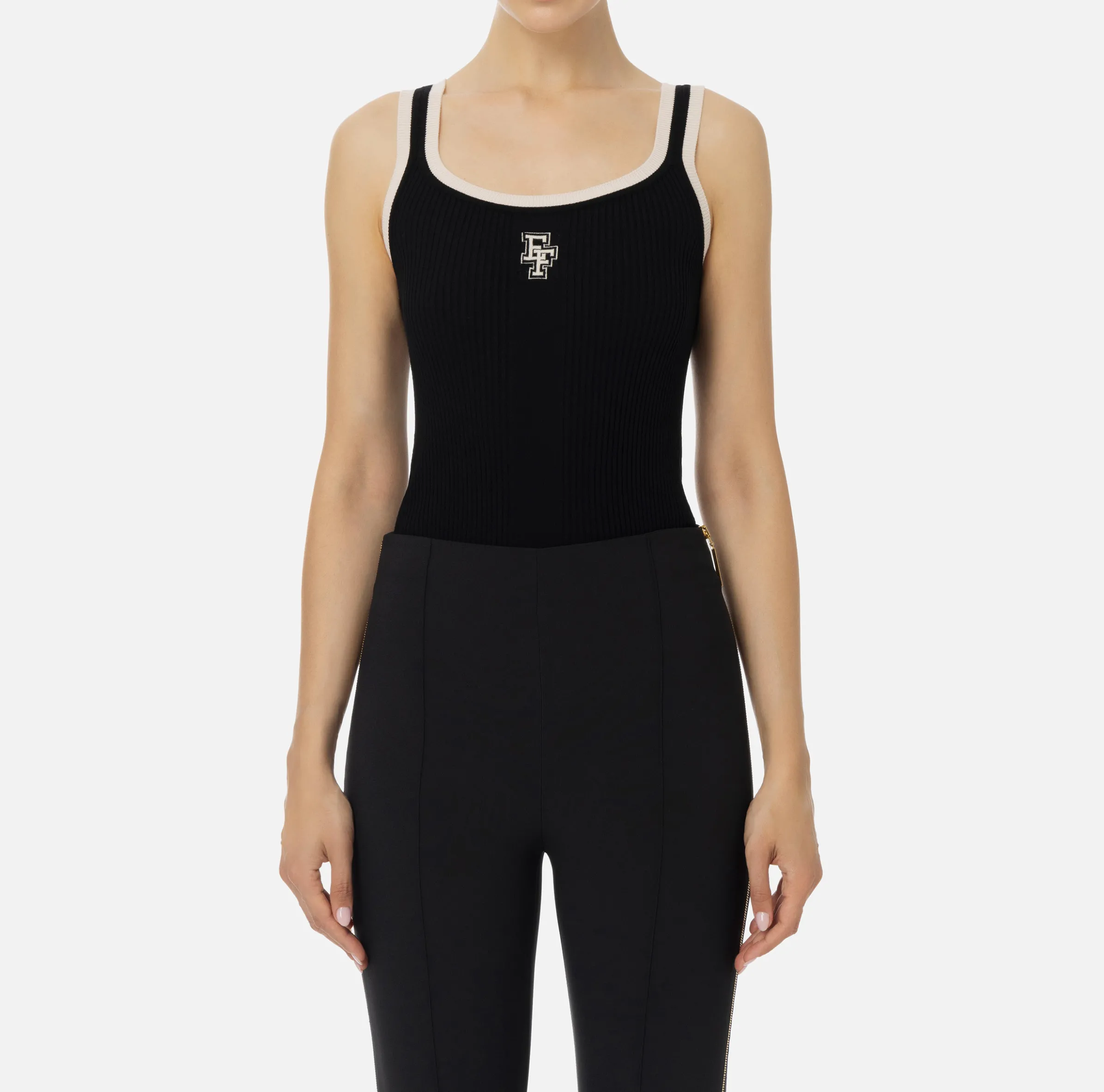 Top in viscosa con logo college