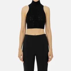 Top in viscosa logo punto rete