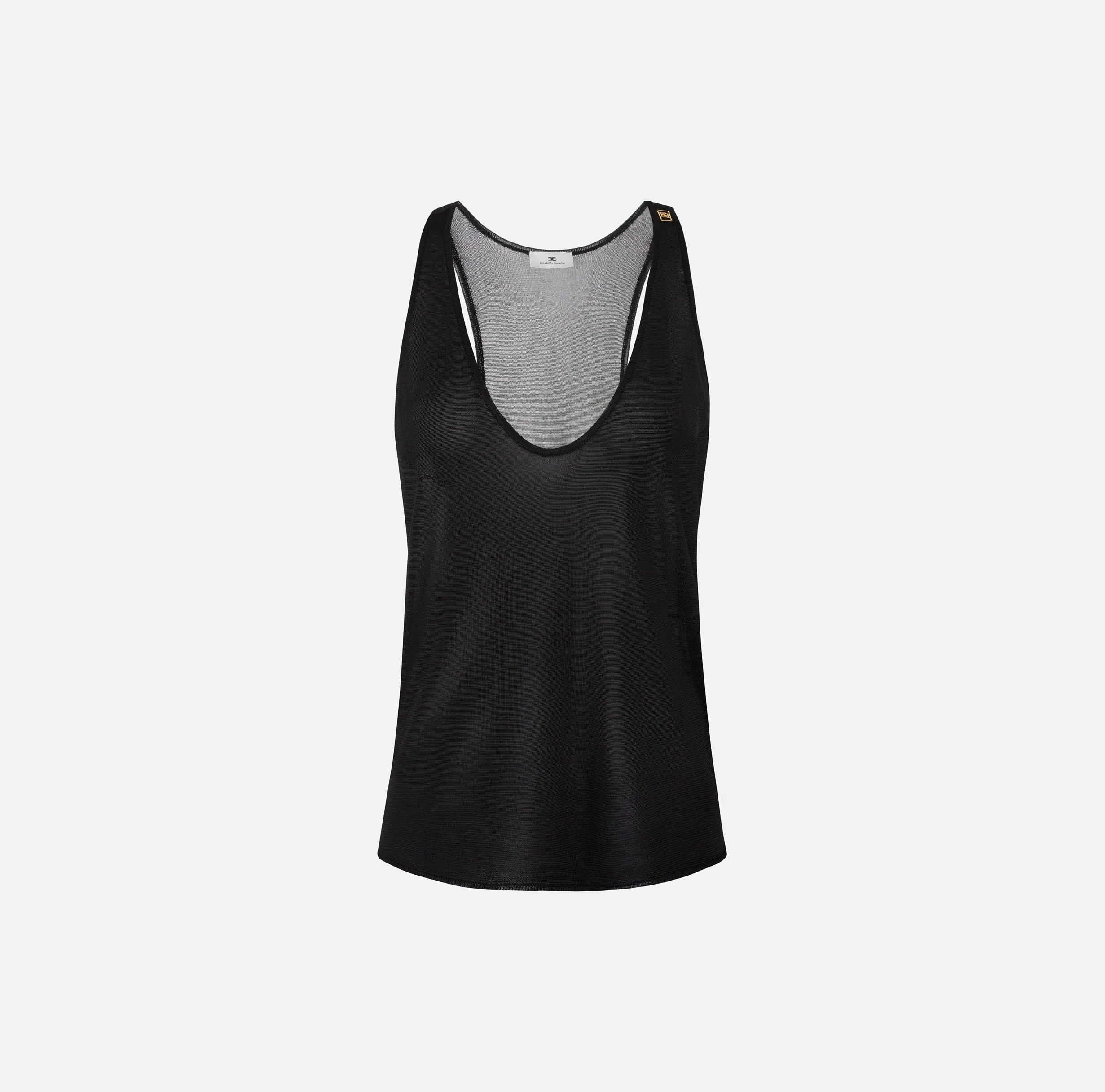Top in viscosa lucida