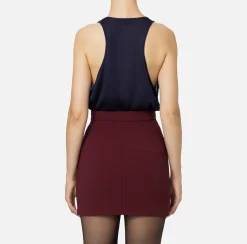 Top in viscosa lucida