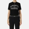 T-shirt in jersey con logo college