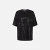 T-shirt in jersey lettering lucido