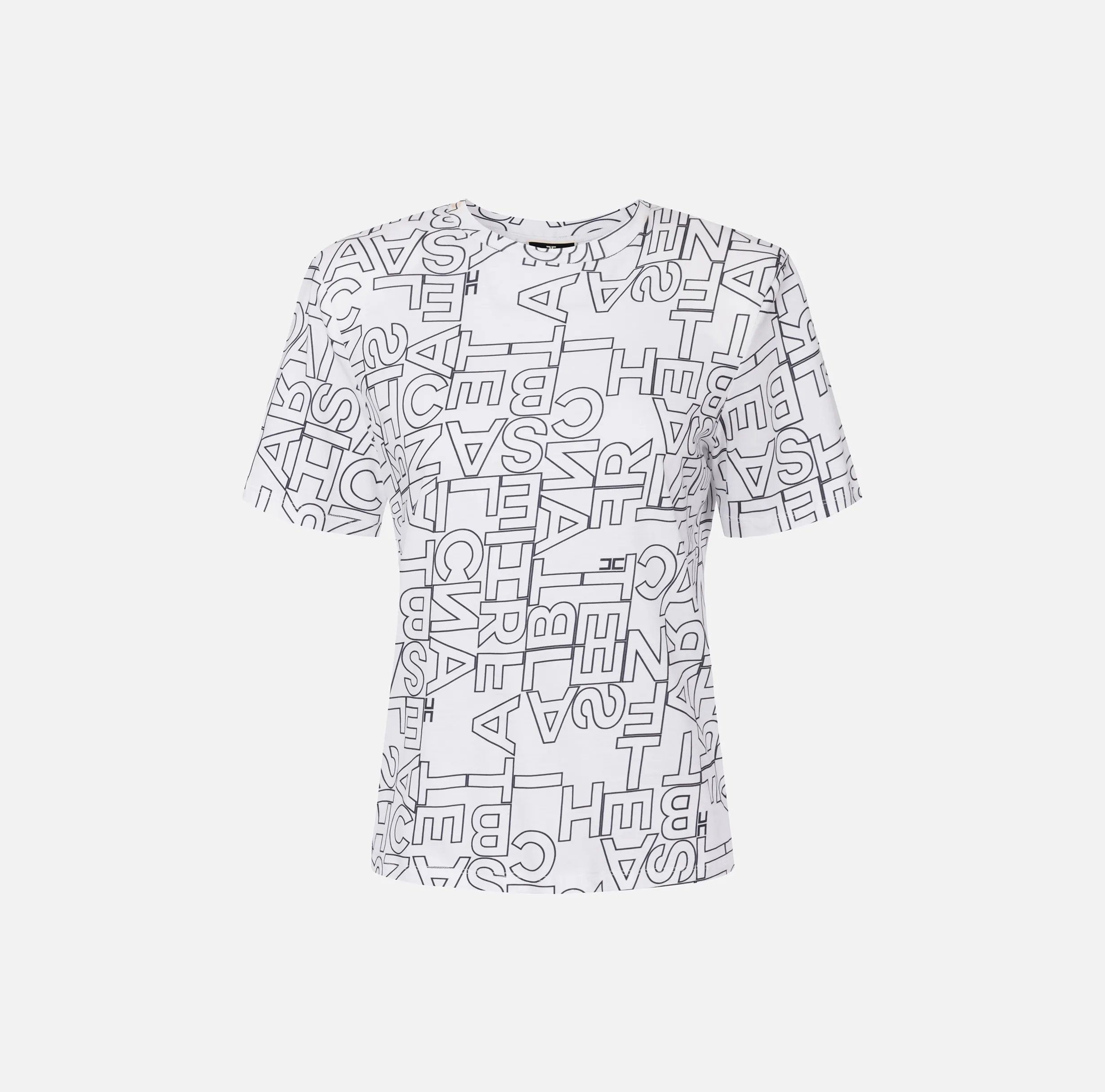 T-shirt in jersey lettering grande