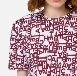 T-shirt in jersey lettering piccolo