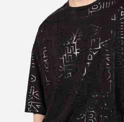 T-shirt in jersey lettering lucido