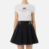 T-shirt in jersey modal con stampa logo