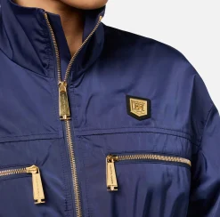 Tuta cargo in nylon tecnico con zip